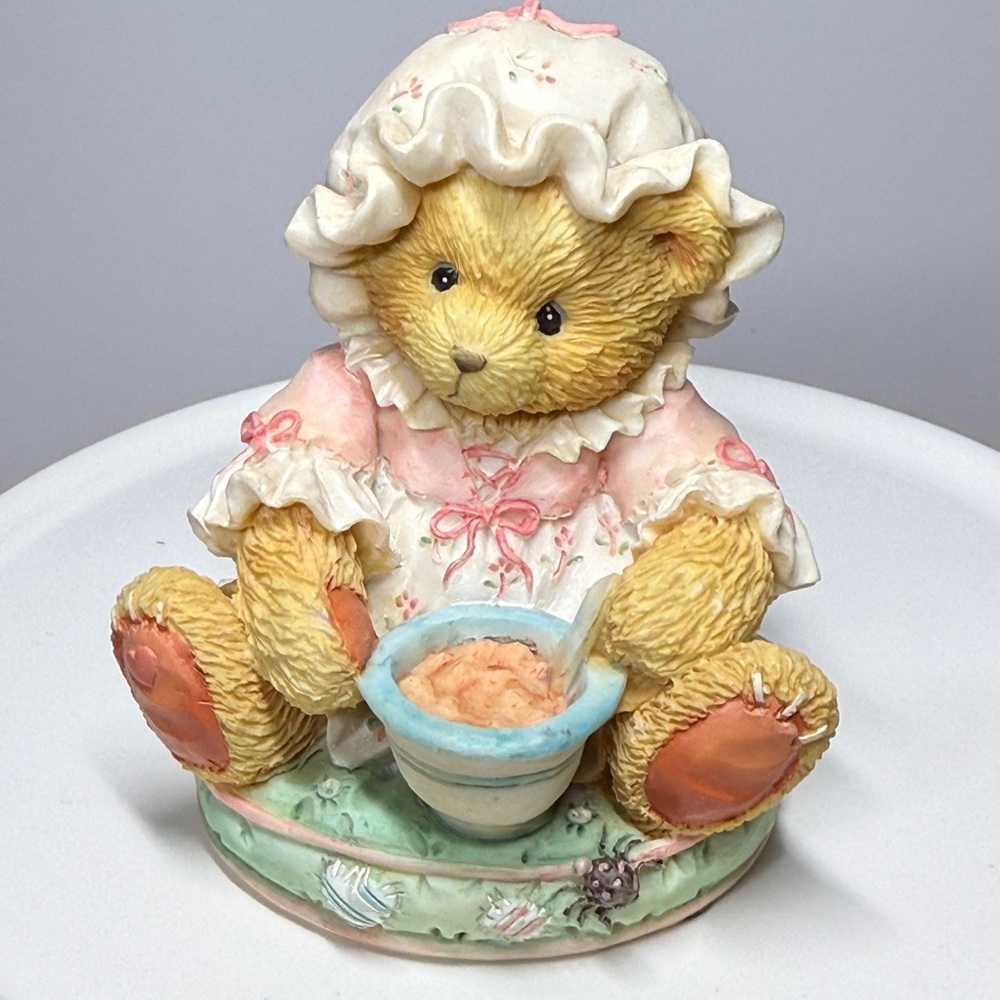 Cherished Teddies Collectable and numbered. “Little Miss Muffet”